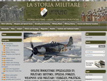 Tablet Screenshot of lastoriamilitare.com